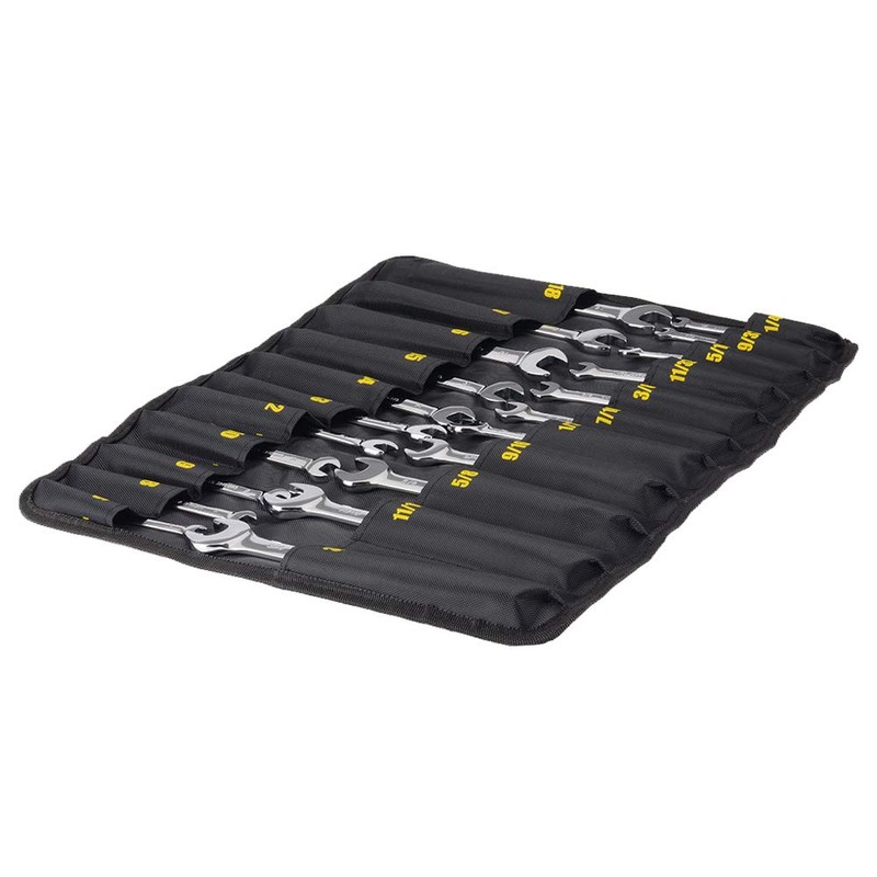 FLZOSPER 22-Piece Flex-Head Ratcheting Wrench Set，Metric & SAE Chrome Vanadium