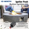 HZ-MONSTAR Igniter Push Button Ignition and Wire 500mm for Fire