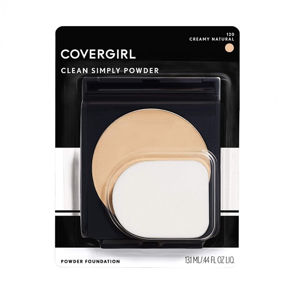 COVERGIRL Simply Powder Foundation, Creamy Natural 520, 2 Count