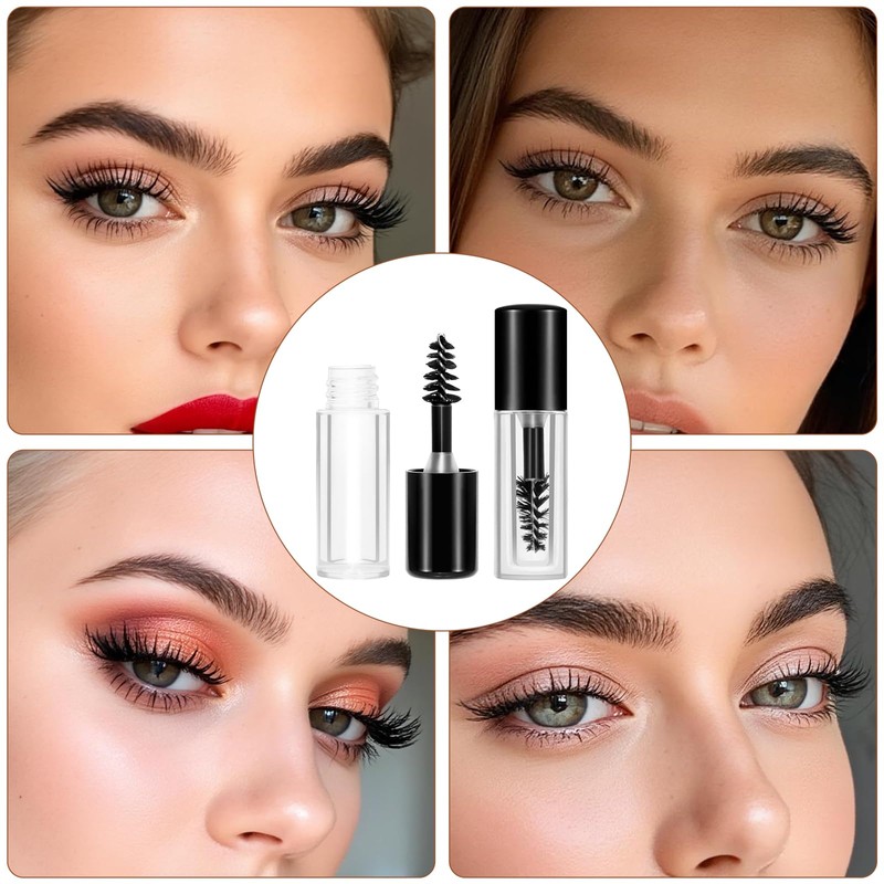 36 Pcs Empty Mascara Tubes with Wand (3ml), Refillable Eyelash