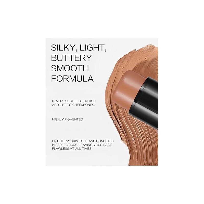 Contour Stick - Lápiz de maquillaje con brocha para modelar