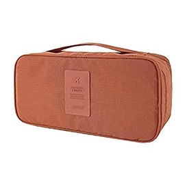 Bag Organizer Travel Makeup Pouch Pouch Phone Zipper Brown Christmas Birthday Party Gift Idea, brown, Taglia Unica, Suitcase Organizer