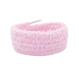 Plush Lacing 2 Pairs 8 mm Round Fuzzy Shoelaces 100 cm Orange/Pink Shoelaces Universal Soft Elastic Shoelaces Replacement Shoe Laces Cute Shoelaces for Trainers Canvas Shoes