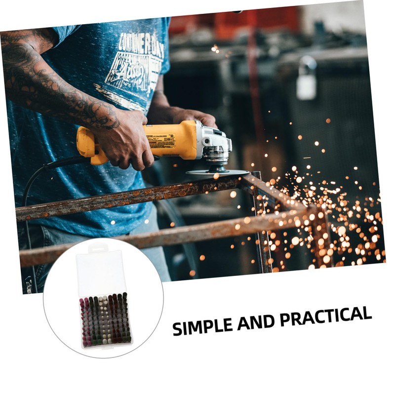 BUGUUYO 100pcs Rotary Tool Polishing Mixed Abrasive Grinding Wheels for