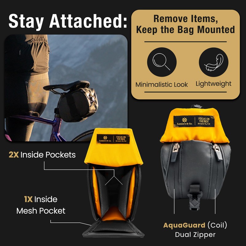 Lumiere & Co. Maximus Magnetic Saddle Bag - 20 ×