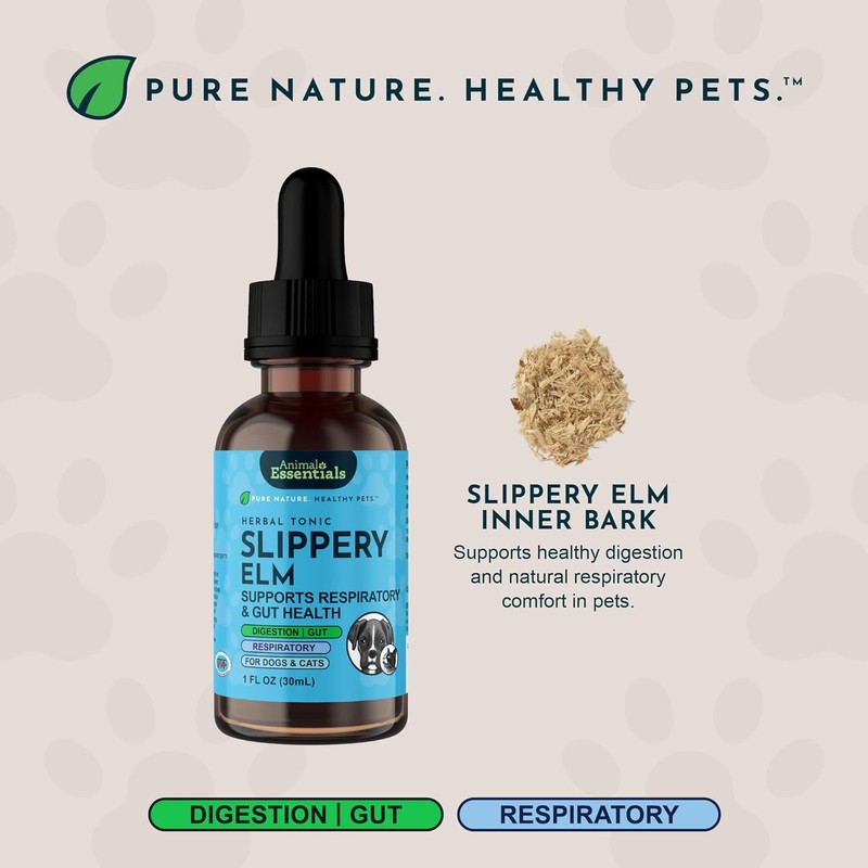 Animal Essentials Slippery Elm - Herbal Extract for Dogs and