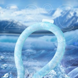 3rd Generation PCM Ice-Cooling Neck Cooler Ice White (16*18cm) 4ea