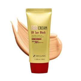 3W UV썬블록 BB크림 SPF50+ PA+++ 썬블럭 3W UV Sunblock BB Cream SPF50+ PA+++ Sunblock