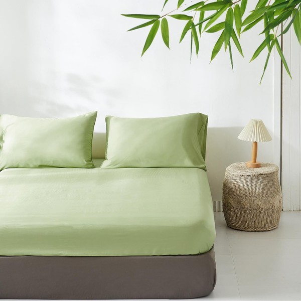 Simple&Opulence 100% Viscose Made from Bamboo Fitted Sheet, 1 Piece
