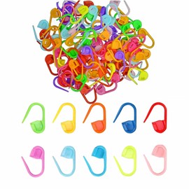 Stitch Markers Knitting, 200PCS Colorful Knitting Stitch Markers Knitting Markers Stitch Markers Clips for Beginner to Expert Knitters and Crocheters Knitting Accessories
