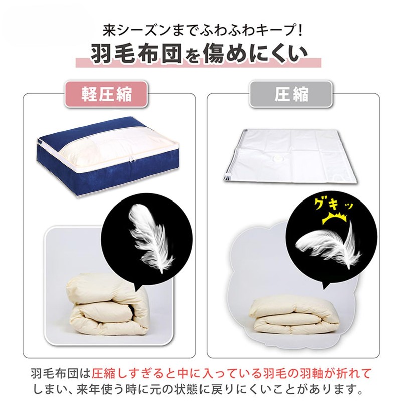 Astro 177-18 Feather Duvet Storage Bag, Single-use, Navy, Non-woven Fabric,
