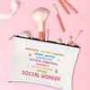 Social Worker Makeup Bags,Social Worker Gifts,Social Worker Appreciation Gifts,Thank You