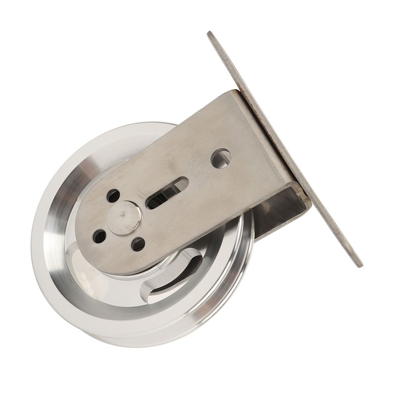 Gym Pulley Blocks Wall Mount Fixed Pulley Wheel Rotation 360