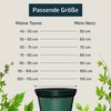 Rain barrel net with elastic band for firm hold, better