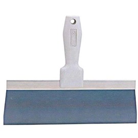 WAL-BOARD TOOLS Yellow Plastic Handle Drywall Taping Knife, 12 Inch Blue Steel Blade, Made in The USA, 021-022