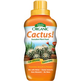 Espoma Organic Cactus! Plant Food, Natural & Organic Fertilizer for All Cactus, Succulents, Palm, and Citrus Both Indoors and Outdoors, 8 oz, Pack of 4