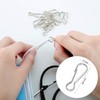 Metal Lanyard Hooks Snap, 100 Pieces stainless Spring Clips Hooks