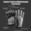Guantes De Cuero Térmicos Impermeables Touch Para Moto/bici