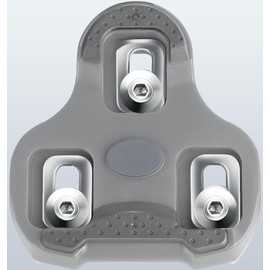 NAACOO Bicycle Shoe Plates Compatible with Look Leo Grip Click Pedals Cleats - Indoor Outdoor Peleton Spin Bicycle Pedals, Shoe Cleats and Road Bike Clips, 4 5 Float A