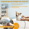 Dog Shower Attachment, Dog Bath Brush Sprayer with Soft Brush