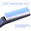 Blue Granularity Fret End Dressing Crowning File for Acoustic Bass