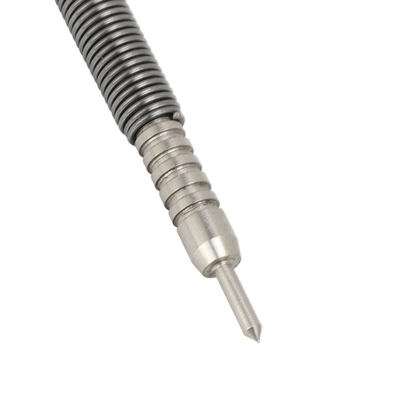 2 Pcs Hammerless Nail Set,Dual Head Center Punch Hammerless Cold