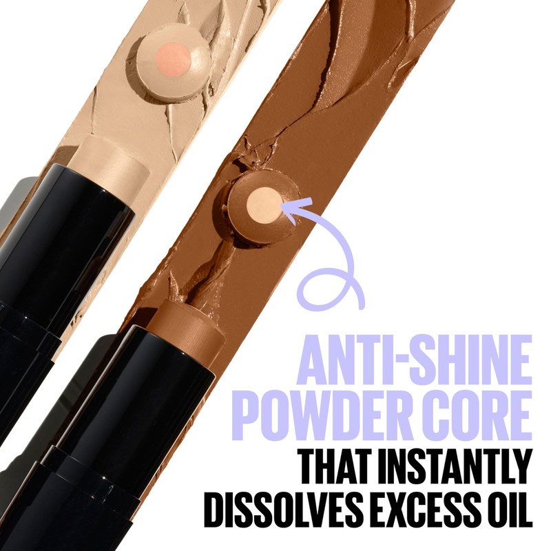 MAYBELLINE Maybelline Fit Me Shine-Free + Balance Foundation Stick, Multi-Use