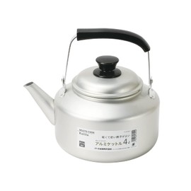 Pearl Metal Kettle HB-6440 Kettle, 1.2 gal (4 L), Kettle, Aluminum, For Gas Stoves, Cellet Cook