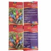 Holiday Time 400 Count Mini Light Set Multi/green Wire Christmas
