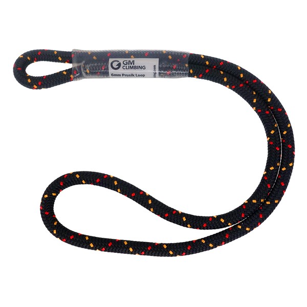 GM CLIMBING 12in 6mm Prusik Loop Pre-Sewn for Climbing Arborist