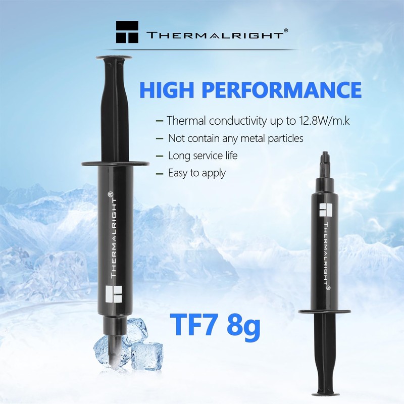Thermalright TF7 8g Thermal Paste Compound for CPU/GPU/All Coolers,Thermal Conductivity