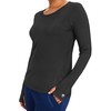 Healing Hands Mackenzie Women's Underscrub, Long Sleeve Tee with Thumbholes,