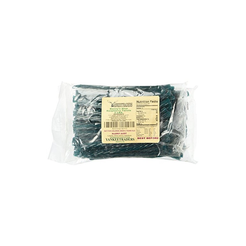 Kenny's Blue Raspberry Licorice Twists - 2 Lbs