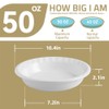 Sweejar Ceramic 10.4 Inch Pie Pan, Deep Porcelain Round Dish,