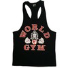 World Gym W311 Workout Tank Top (XXL, Black)