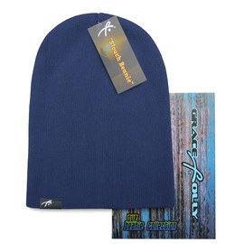 Grace Folly Gorro de invierno para hombres o mujeres (varios colores), Azul oscuro, Talla única
