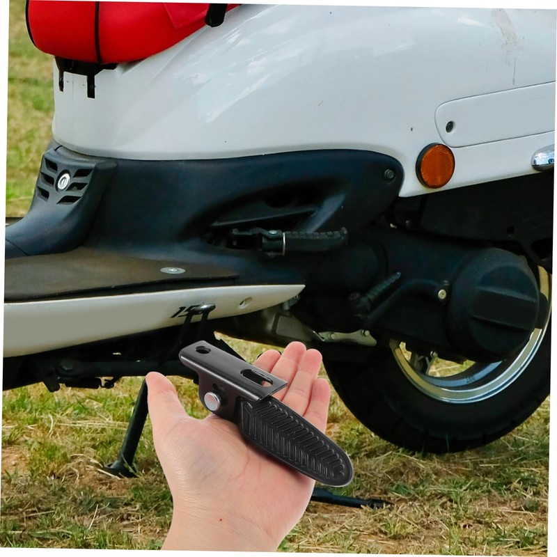 ABOOFAN 1Pair Folding Bike Pegs Lightweight Metal Foot Rest for