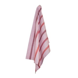 Solwang Tea Towel Stripes Red Organic Cotton 50 x 70 cm