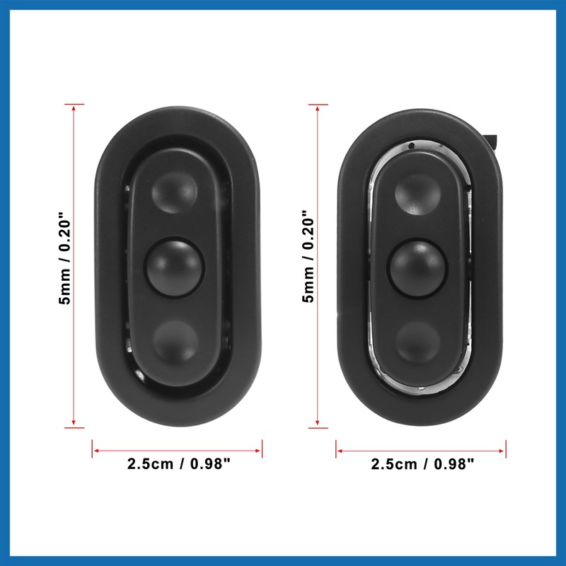A ABSOPRO Pair Radio Control Steering Wheel Switches for Chrysler