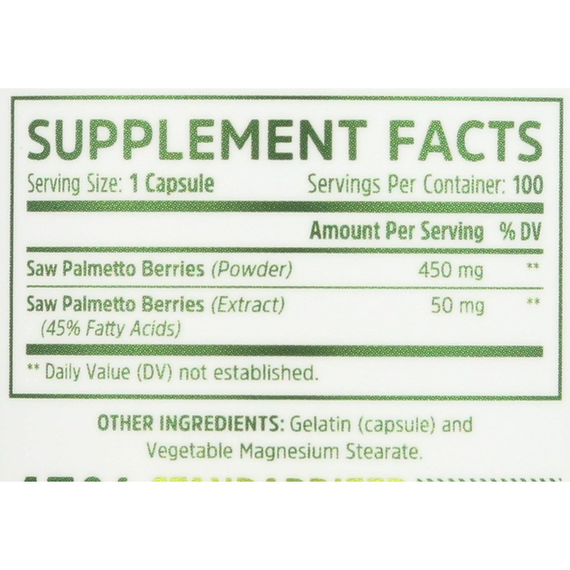 ZHOU NUTRITION Saw Palmetto Prostate Health Complex, 100 CT