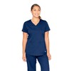 Grey's Anatomy Women's Two Pocket V-Neck Scrub Top with Shirring
