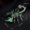 3D Metal Model Kits,3D Metal Puzzle for Adults Mechanical Scorpion