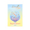 [Set of 4] Post Cards, Message Pattern, Cute, Summer, Postcards,