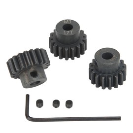 M1 Pinion Gear Sets Anti Rust Wear Resistant 16T 17T 18T 5mm Remote Control Car Motor Gear Set for 1:8 Model Car