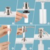 SAMODRA Kitchen Sink Soap Dispenser, Brushed Nickel Soap Dispenser,ABS Dispenser