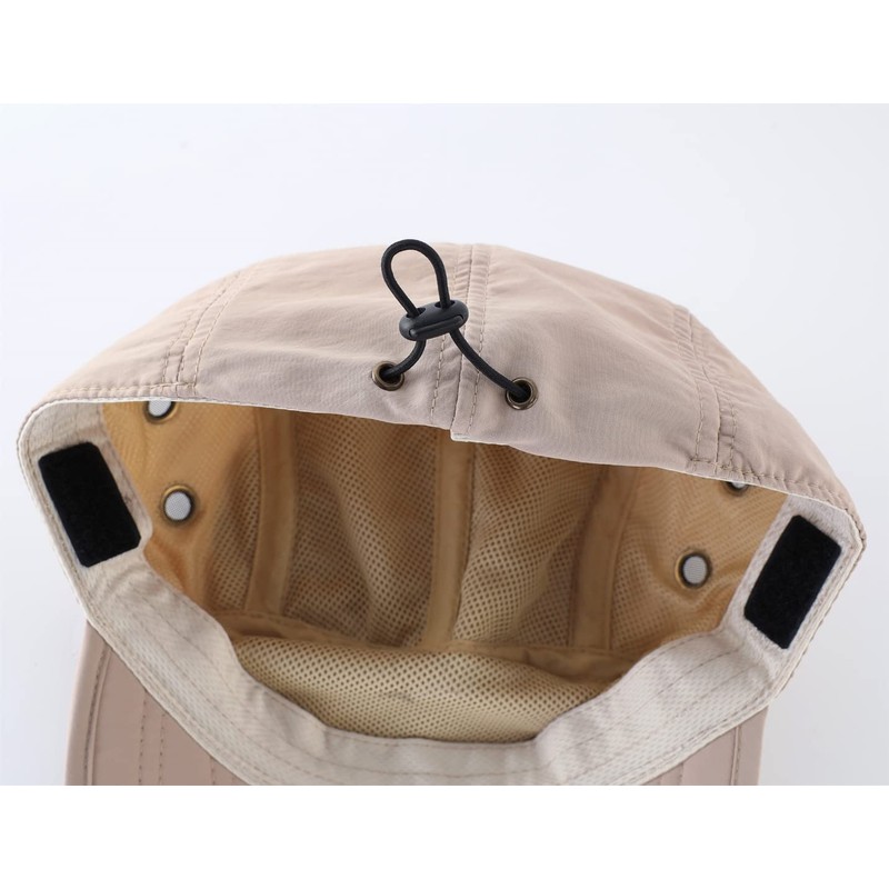 Connectyle Men's Outdoor UV Protection Cap, Neck Cover, Sun Hat,
