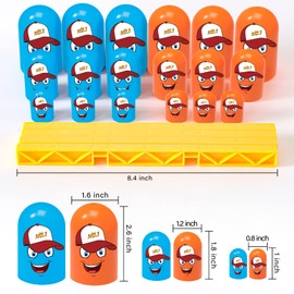 lewabov Board Game,New Tic Tac Toe Game,Family Games,Party Favors for Kids 4-8.