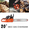Topteng Gas Chainsaw 20 Inch 68cc, Chainsaw Gas Powered Cutting