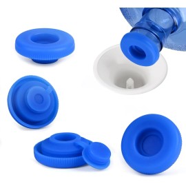 Kinggrand Kitchen 5 Gallon Water Jug Cap Matches Bottle Dispenser Reusable Blue