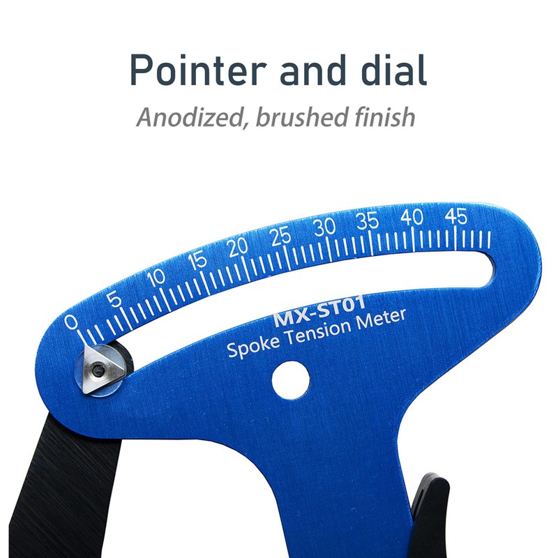 Bike Spoke Tension Meter Adjustable Accurate Scale Aluminum Alloy Wheel